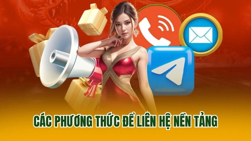 Các phương thức để liên hệ nền tảng